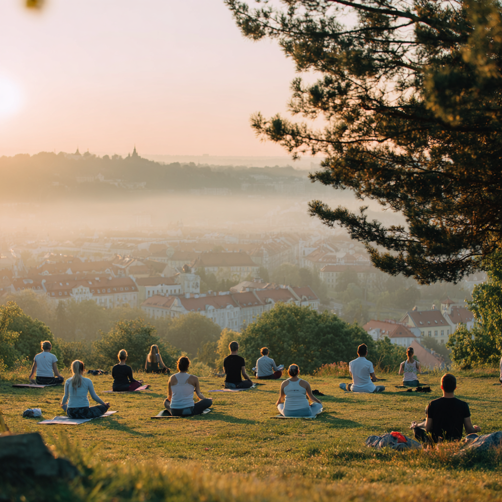 Затишна йога студія з природним освітленням